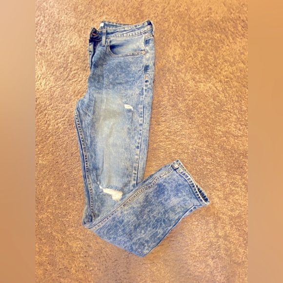 BP (BE RESPONSIBLE) MEN’s DISTRESSED STRAIGHT LEG DENIM BLUE JEANS - Picture 11 of 11